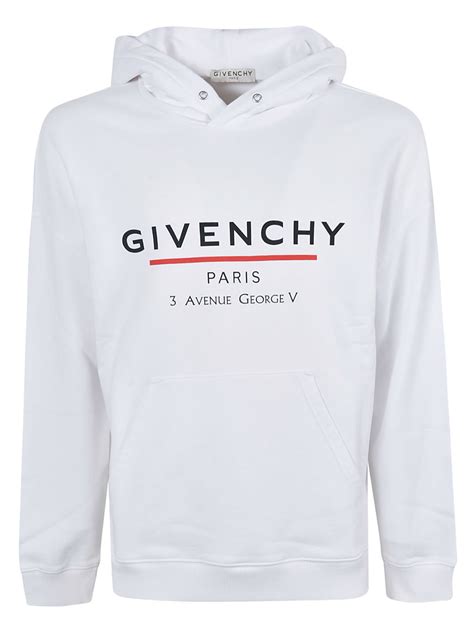 givenchy crewneck white|Givenchy hoodie.